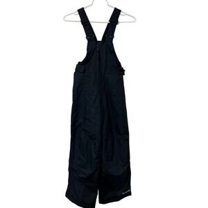 Columbia Unisex Kids Size 7/8 Black Omni Shield Snow Bibs Pants Ski Winter
